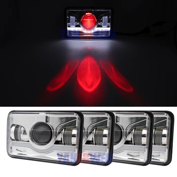 

4x6'' inch LED Headlights Rectangular Replacement Sealed H4651 H4656 H6545 H4668 replacement For chevy Kenworth Peterbilt Truck