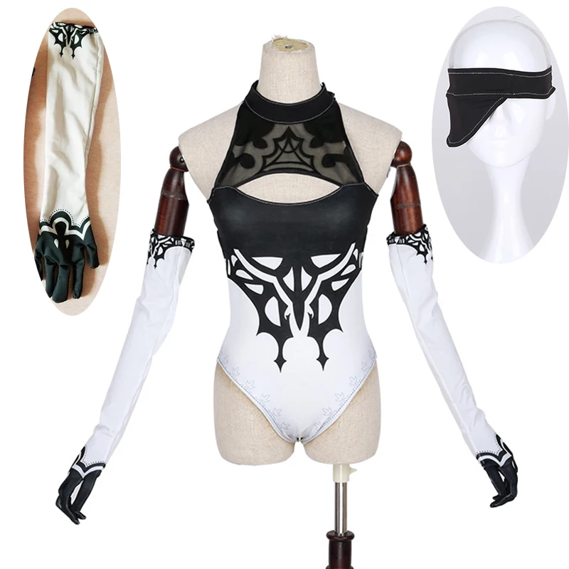 Новая игра NieR Automata рисунок 2B купальник фан-арт сексуальный лайкра бикини Мода