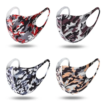 

Camouflage Style Masks Fashion Dustproof Antifouling Anti-fog Mask Breathable Washable Anti-dust Protective Face Cover