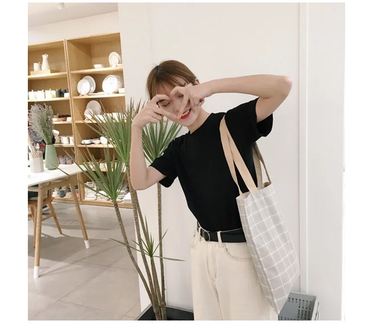 Heavy Duty Canvas Reusable Shopping Tote Bag (9)