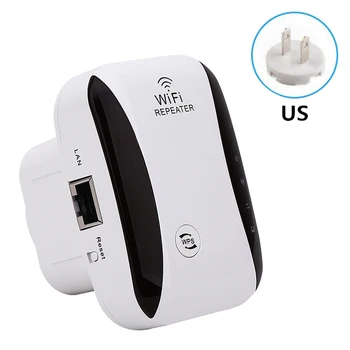 

2.4GHz 300Mbps Wireless Wifi Repeater Portable Router Network Extender Booster