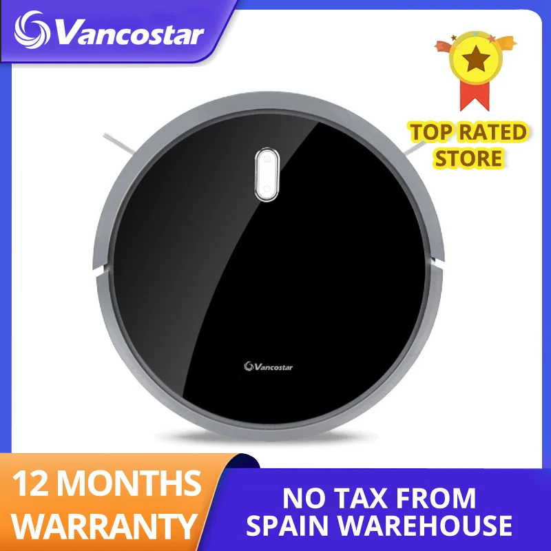 Робот пылесос Vancostar 1400 па умная щетка для дома сухая чистка интеллектуальная