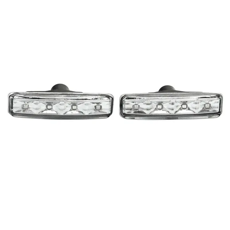 Pair Car LED Turn Signal Indicator Lamp Side Marker Light Warning Accessories 63148360589 For BMW 5Series E39 1997-2003 | Автомобили и