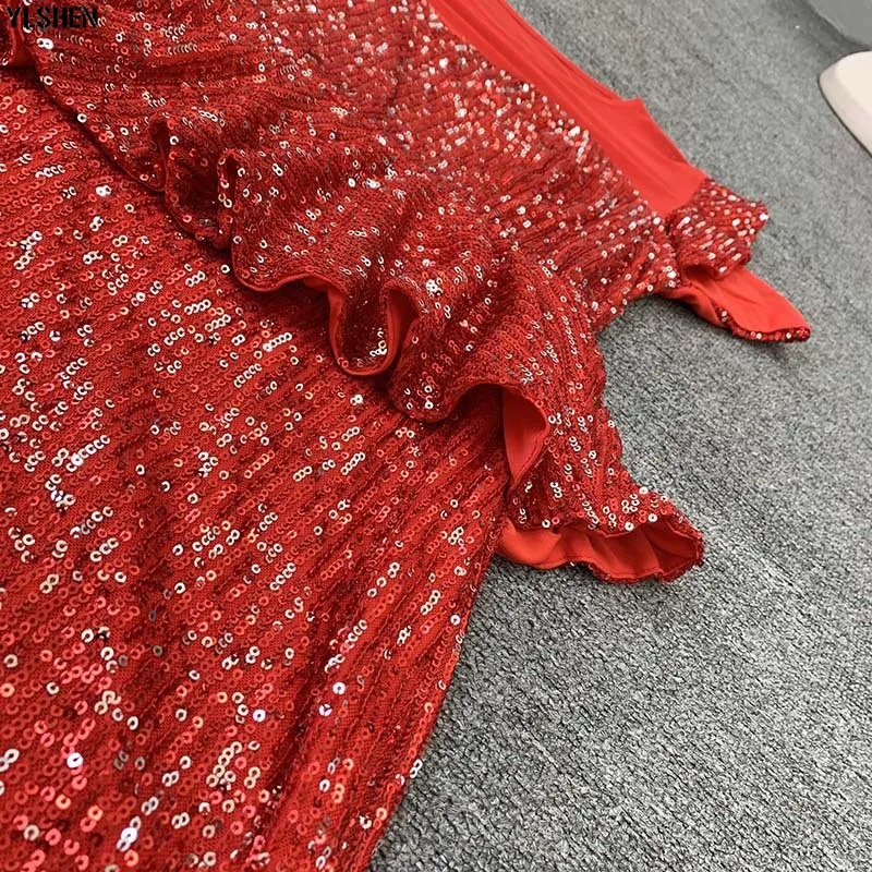 New African Dresses for Women Dashiki Super Elastic Sequins Long Africa Dress African Clothes Robe Africaine Vetement Femme 2019 14
