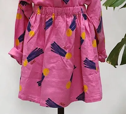 win red skirt Детские рубашки; Новинка года; сезон осень-зима; модная блузка с принтом для девочек; милые хлопковые топы для маленьких детей; одежда - Цвет: win red skirt