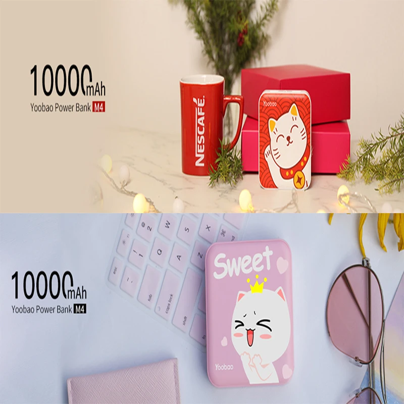 Зарядное устройство Yoobao M4 на 10400 мА · ч с двумя USB портами|Внешние аккумуляторы| |