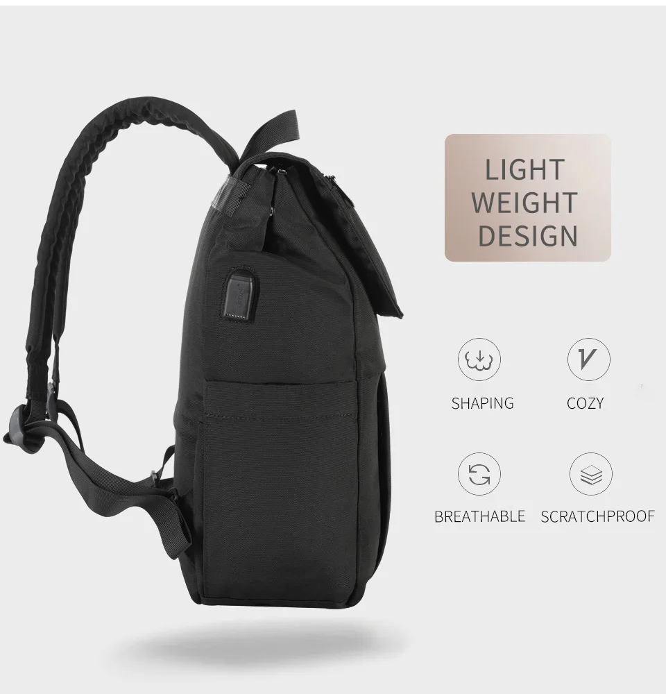 Tigernu New Fashion Рюкзак против обрастания Облегченный мужской женский рюкзак Школьные рюкзаки для подростков