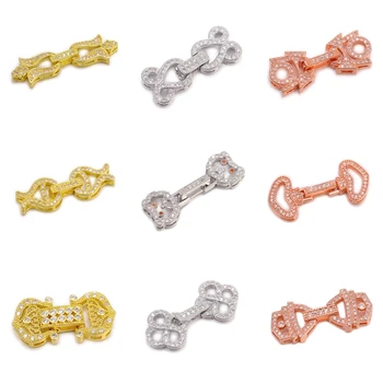 

Juya DIY Fastener Connector Closure Clasps Supplies For Women Needlework Beads Jewelry Making Components Pearl Clasps Supplies