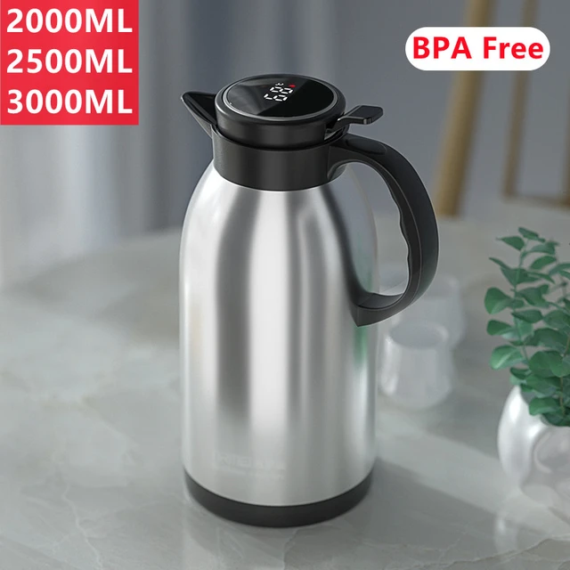 Zojirushi Stainless 1L Vacuum Carafe. Keeps Liquid hot or cold - Water,  Coffee or dairy