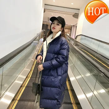 

Jacket Women Winter Fashion Parka Women Korean Puffer Oversized Jacket Vintage Long Coat Female Parkas Mujer 2020 MY4500