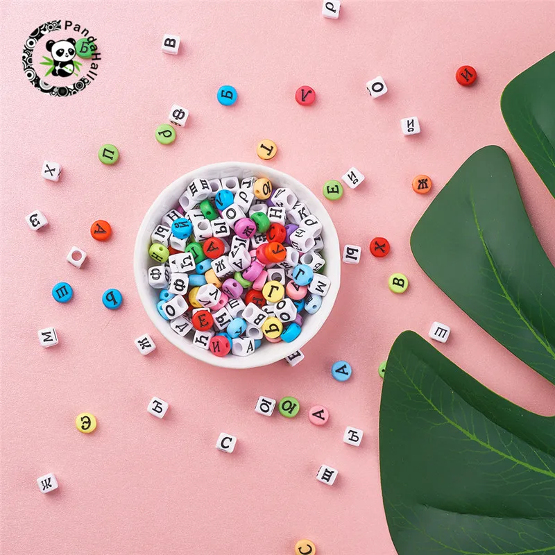 Pandahall 200 шт./компл. акриловые бусины для самостоятельного изготовления ювелирных