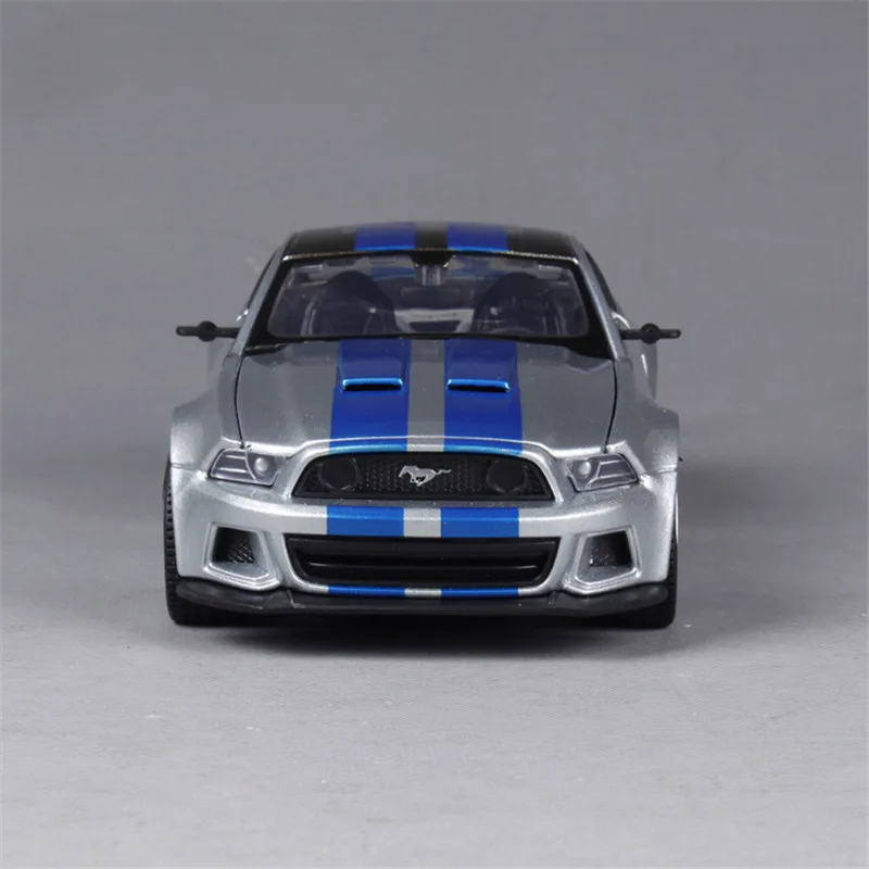 Изысканная 1:24 модель из сплава Mustang GT, модель спортивного автомобиля, коллекция премиум и gif
