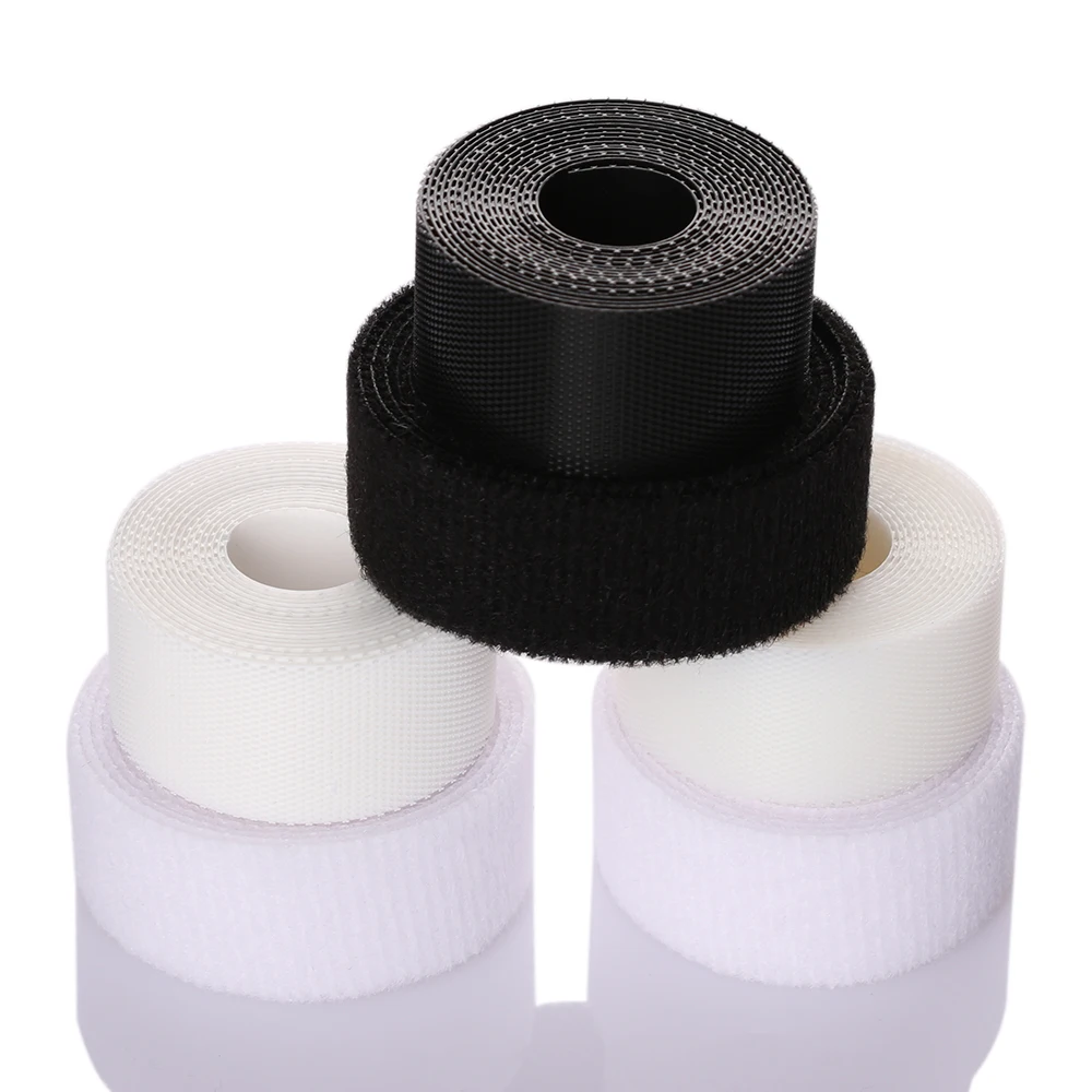 

6/8/20mm Width Doll Sewing Stickers Black/White Clothes Fastener Tape Magic Tapes Sticker Paste Strap DIY Clothing Accessories