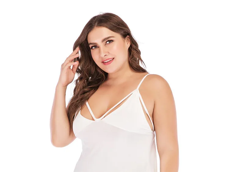 Ночная рубашка размера плюс XL-4XL, ночная одежда для женщин, платье, женское белье, сексуальное кружевное ночное белье для женщин, Эротическая Домашняя одежда на бретельках