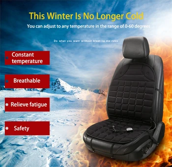 

Car Seat Cover Sets for Women Man Heated Car Seat Cushion Cover Seat Winter Warmer Auto Back Rear Backrest Seat Cushion Pad