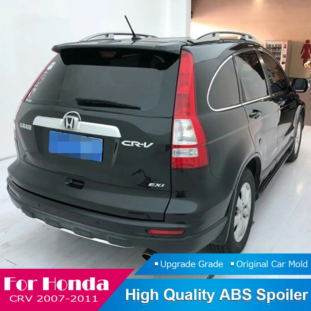 AITWATT ABS Материал задний багажник крыло губы черный спойлер для Honda CRV с на фонарь 2007