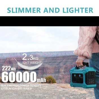 

60000mAh High Efficient Solar Generator 110V 220V Portable Solar Generator USB Charger Solar Panel Home System