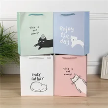 Стиль, детская Подарочная сумка, милый мультяшный мешок для подарков, носить бумажный пакет, детская одежда, упаковка на день рождения, сумки