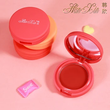 

HanXin Colorful Macron Blush Matte Waterproof Nude Makeup Long lasting Full &Rich Color Blusher Cheek Beauty Cosmetics Pigment