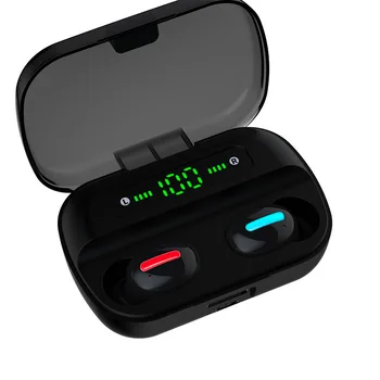 

TWS Q62 Wireless Bluetooth 5.0 Headset In-Ear Stereo Sports Noise reduction Earphone with Digital Display Charging Bin Headset