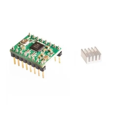 5PCS StepStick Stepper Motor A4988 Driver Module For Reprap 3D Printer NEW diy electronics | Электронные компоненты и