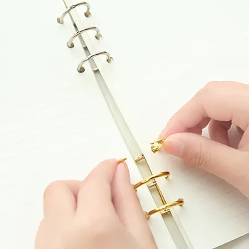 

Metal Loose Leaf Book Binder Rings Album Scrapbook Clips Craft Photo Album Metal Ring Binder Stationery Office Supply 1Pc