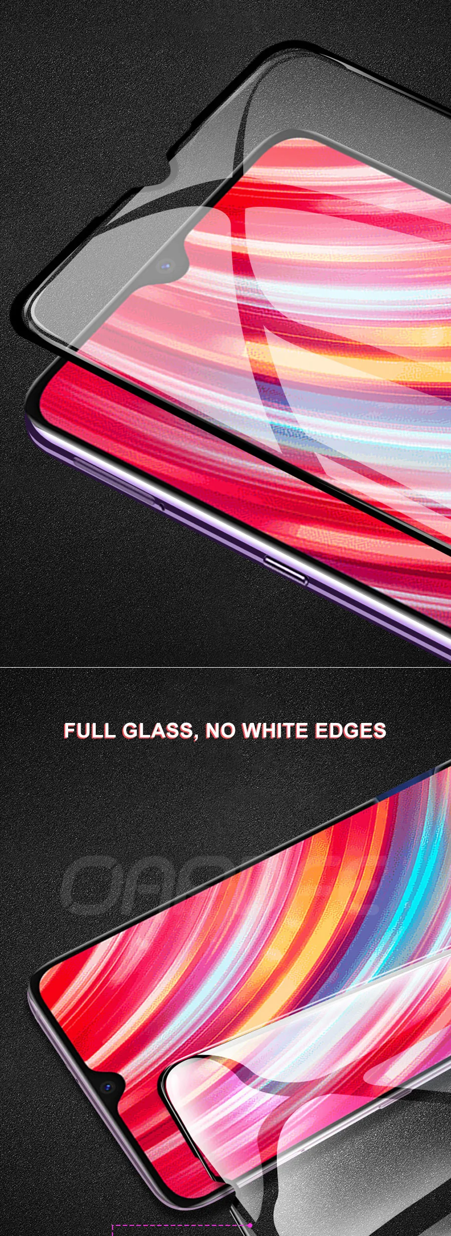 9D полное Защитное стекло для Xiaomi Redmi 6A 7A 7 6 Pro S2 K20 Redmi Note 8 7 6 Pro закаленное защитное стекло для экрана