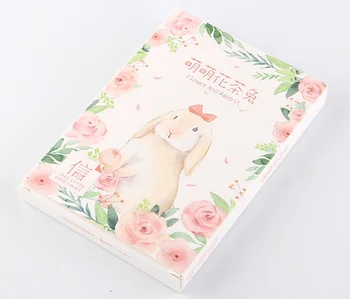 

Flower rabbit paper postcard(1pack=30pieces)