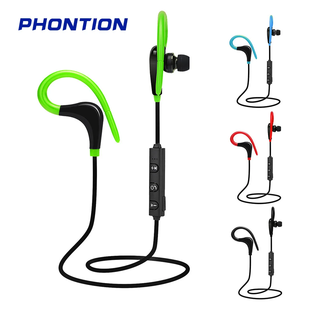

Keydol Bluetooth 4.1 Wireless Earphones Bass Stereo Ear-hook Sports Noise Reduction with Mic Headset for Xiaomi iPhone Samsung