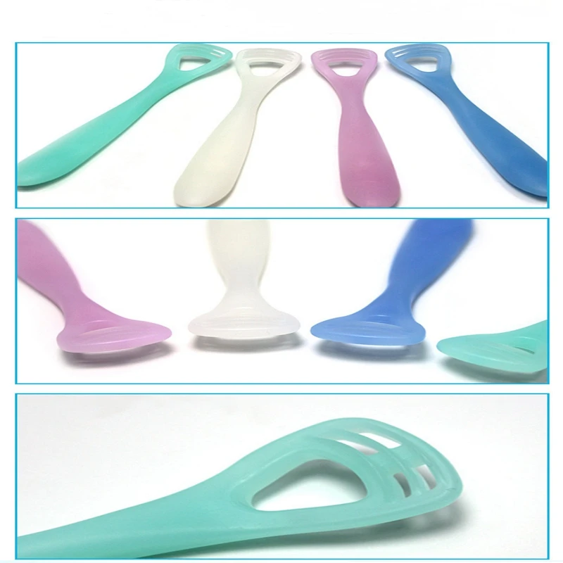 1Pc Silcone Tongue Scraper Oral Tongue Cleaner Medical Mouth Brush Reusable Fresh Breath Maker