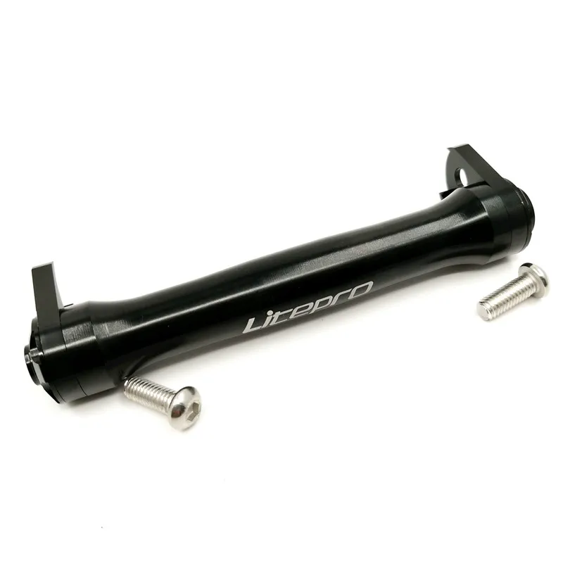 Litepro Folding Bike Easy Wheel & Telescopic Rod Extension Bar For Brompton Rear Racks bicycle auxiliary wheels