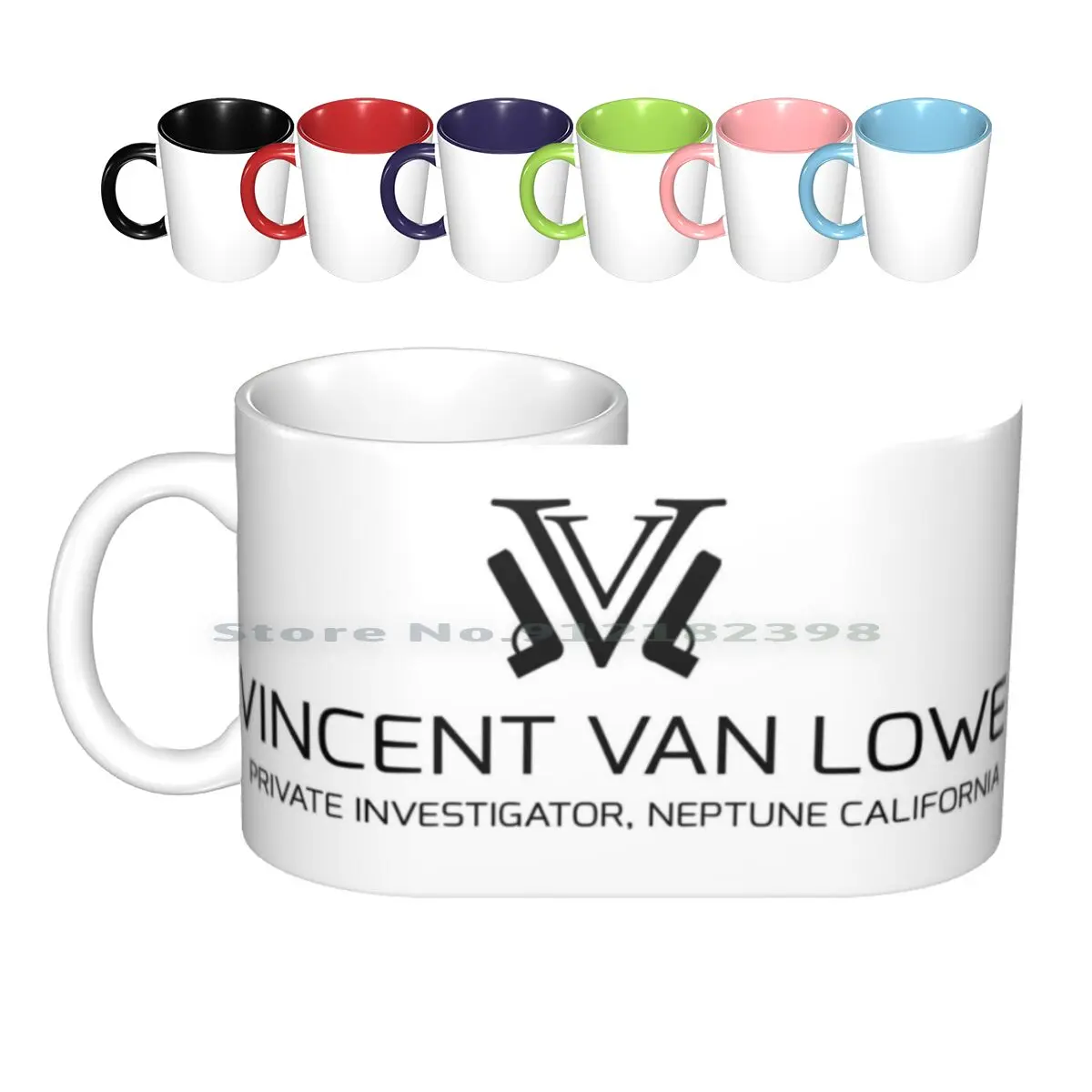 Vinnie Van Lowe Tazze In Ceramica Tazze Da Caffè Tazza Da Tè Al Latte Vinne Van Lowe Lexus Private Eye Watching You Love Legal Now Neptune