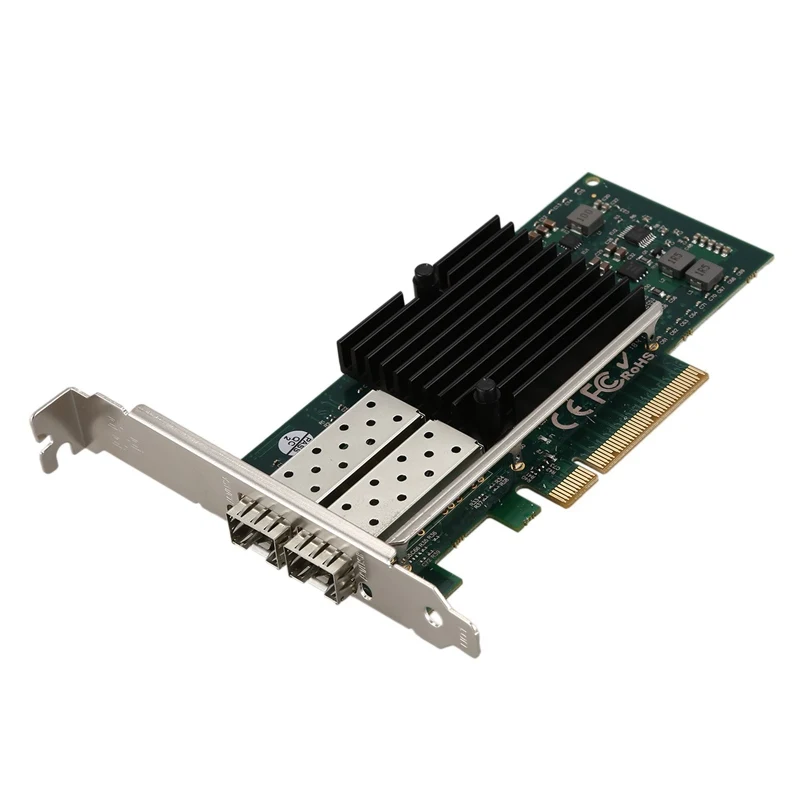 Сетевая карта для Intel E10G42BTDA 82599ES чип 10GbE Ethernet конвергентный сетевой адаптер, PCI-E X8 Dual SFP+ порт