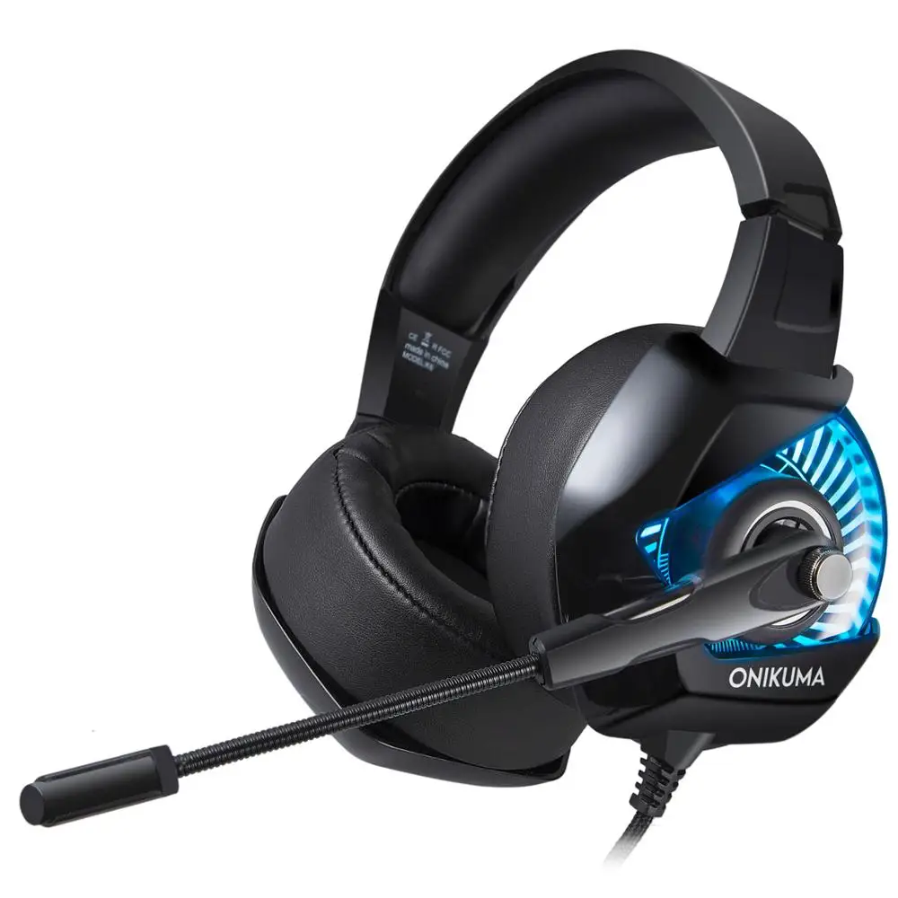 

3.5mm Camouflage Headphones Games E-sports Eat Chicken Game Headphones Cool Glowing Headsets Earphone