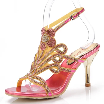 

2020 new Fashion Women sexy sandals High quality Genuine leather rhinestone ladies comfortable nice shoes