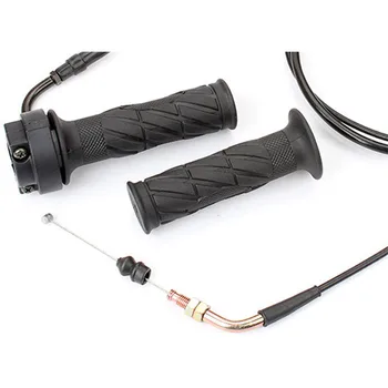 

1 pair Hand Grip Turn ATV Spare Moped Scooter Line Quadbike Motorcycle