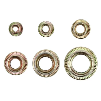 

150pcs/set -M10 Insert Cap Assortment Durable Fastening Accessories Flat Head Carbon Steel Various Nutsert Threaded Rivnut