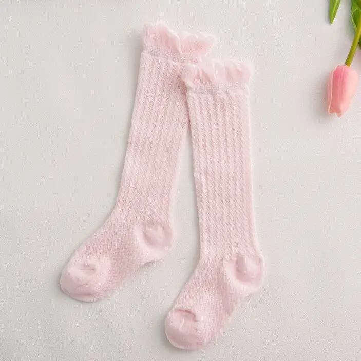 Pink mesh Socks