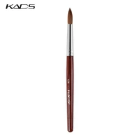 KADS Kolinsky Sable Pen Red Wood 12#14#16#18#20#22# Nail Tools Nail Art Brush For Professional Round Head Nail Drawing Tool 2