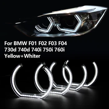 

Car LED Angel Eyes Kit Halo Headlight Ring for BMW F01 F02 F03 F04 730D 740D 740I 750I 760I