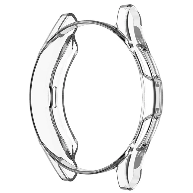 Funda de Tpu para Galaxy Watch 4,46mm 42mm,funda protectora de silicona para Samsung Galaxy Watch 4,Classic, Smart Watch Case Transparent