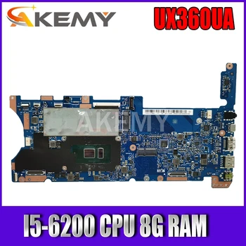 شراءAkemy UX360UA اللوحة الأم لأسوس UX360UAK UX360UA UX360U 90NB0C00-R00010 Laotop اللوحة الرئيسية مع وحدة المعالجة المركزية I5-6200 8G RAM