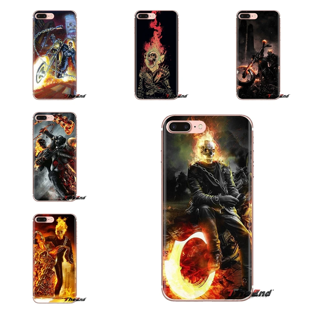 Пожарный автомобиль Ghost Rider Голова Череп силиконовый чехол для телефона samsung Galaxy S3
