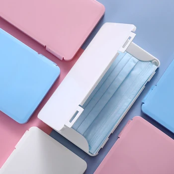

Face Shield Storage Box Dust-Proof Moisture-Proof Rectangular Face Shield Box Portable Mask Storage Box