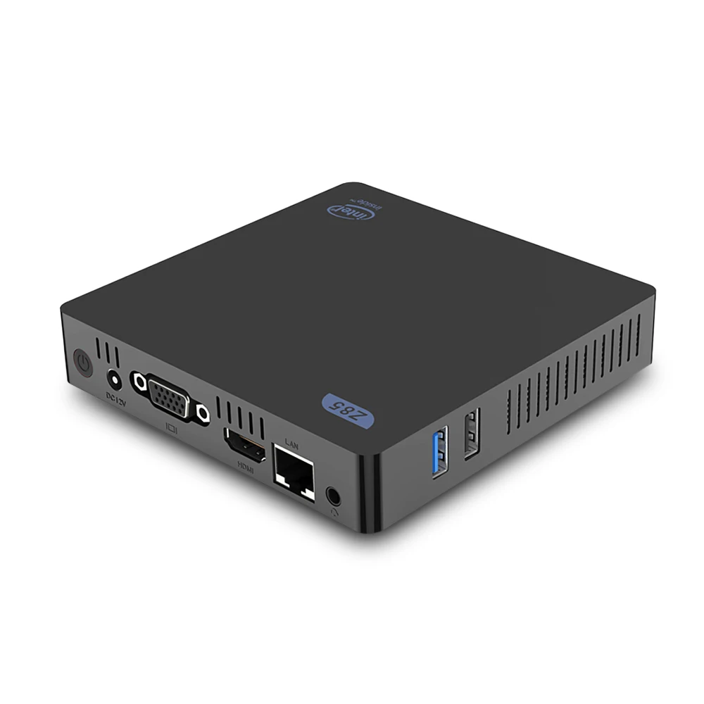 Новый Z85 мини ПК Intel Atom X5 Z8350 четырехъядерный Bluetooth 4 0 1000 Мбит/с 64 Гб ПЗУ HD двойной