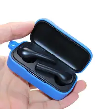 Силиконовый чехол для наушников QCY T5, Спортивная Беспроводная bluetooth-гарнитура, силиконовый защитный чехол с защитой от падения и потери