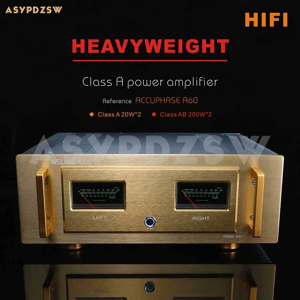 HIFI A60+ чистый класс A усилитель мощности эталонный accuphase A60 ток 20 Вт* 2 класс AB 200 Вт* 2
