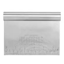 2 шт. бытовой Кухня Нержавеющая сталь весы нож для выпечки, для рубки теста скребок испечь инструмент тесто для пиццы скребок резак Кухня инструменты