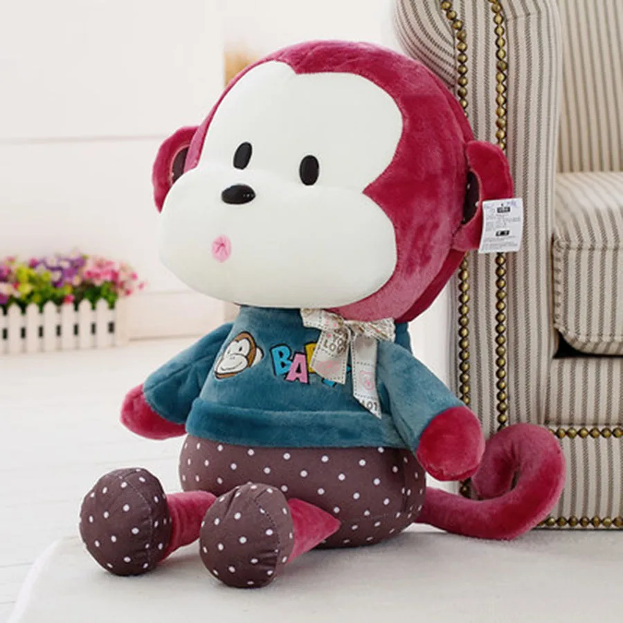 Розовые большие мини большие зеленые Плюшевые игрушки Куклы Kawaii игрушки для животных мягкие игрушки обезьяна плюшевая/нано кукла PP хлопок CC50MR