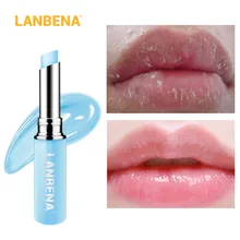 LANBENA ácido hialurónico duradera bálsamo labial nutritivo hidratante reduce las líneas finas alivia la sequedad dañaron reparaciones cuidado de los labios